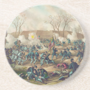 Posavasos Batalla americana de la guerra civil del fuerte