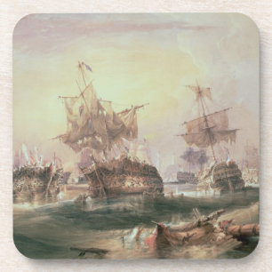 Posavasos Batalla de Trafalgar, el 21 de octubre de 1805