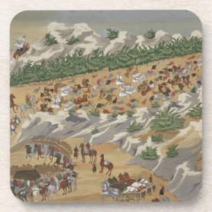 Posavasos Batalla de Vasilika en 1821, de la revista