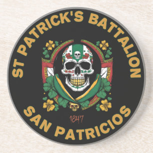 Posavasos Batallón de San Patricio Irlandés Mexicano