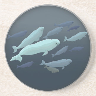 Posavasos Baterías de ballena de Beluga