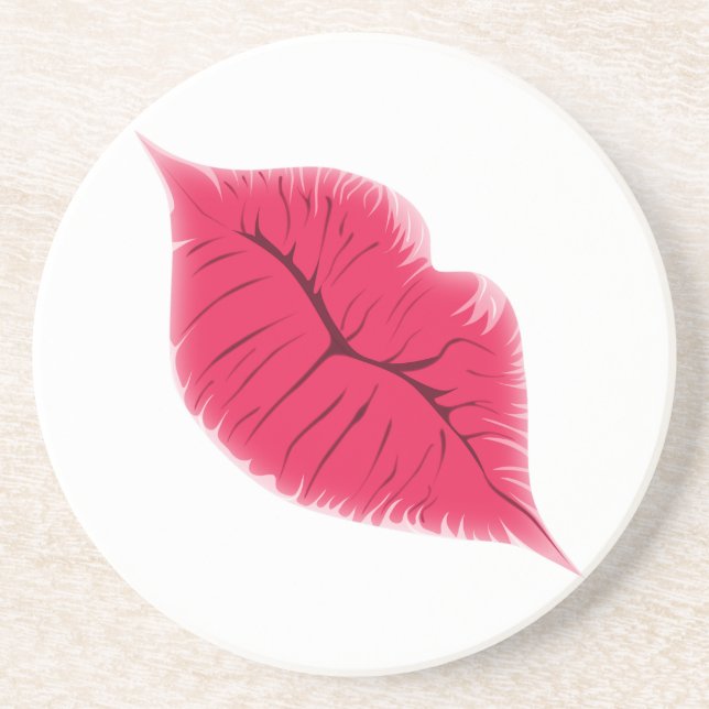 Posavasos Baterías De Labios De Kissable: (Frente)