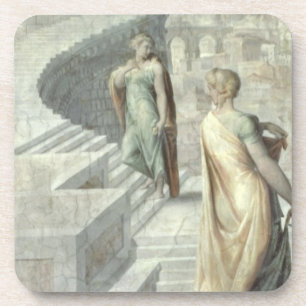 Posavasos Bathsheba que visita a David, c.1553