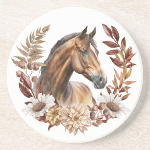 Posavasos Bay Horse Autumn Wreath