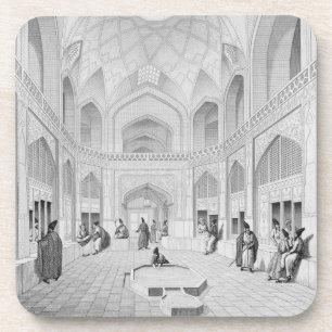 Posavasos Bazar de Adji Seid Hussein, en Kashan, del 'viaje
