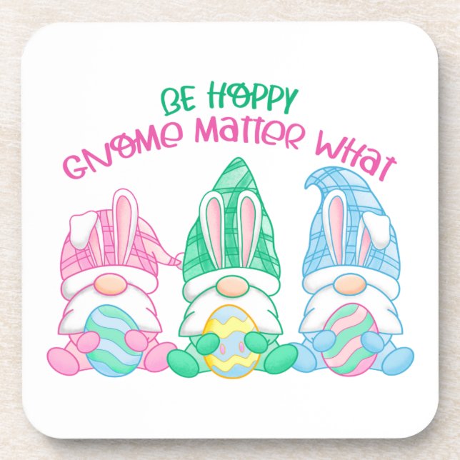 Posavasos Be Hoppy Gnome Matar qué en un (Frente)