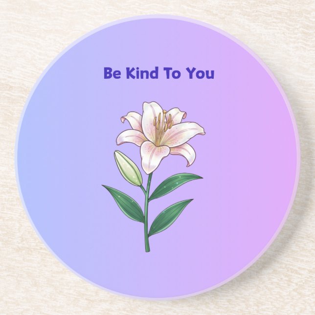 Posavasos Be Kind To You Lily Self-Care  (Frente)