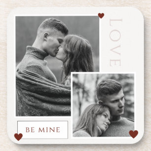 Posavasos Be Mine El día de San Valentín Couple Photo Love