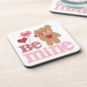 Posavasos Be Mine Valentine Teddy