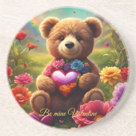 Posavasos Be mine Valentine Teddy 1