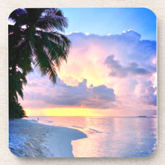 Posavasos Beach Sunset ocean sand palmtree Maldives Miami
