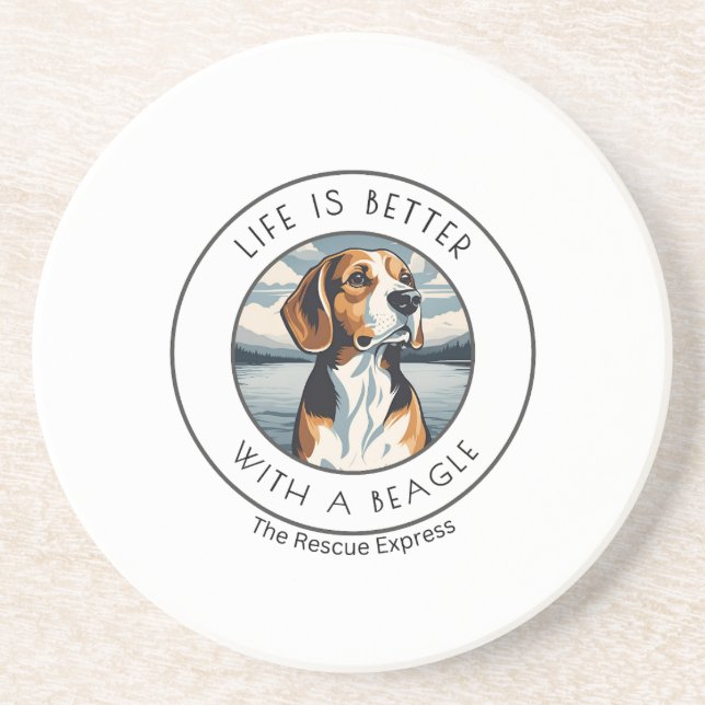Posavasos Beagle Coasters (Frente)