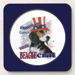 Posavasos Beagle Humor Político
