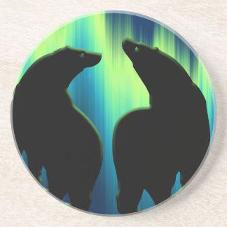 Posavasos Bear Art Coasters Arte Nativo Wildlife Bear Coaste