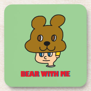 Posavasos Bear conmigo la escayola de bebidas