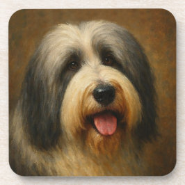 Posavasos Bearded Collie
