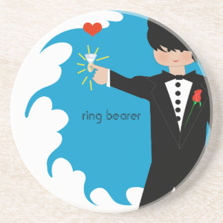 Posavasos Bearer Ring Tuxedo Gran Diamante Damask Edge Coast