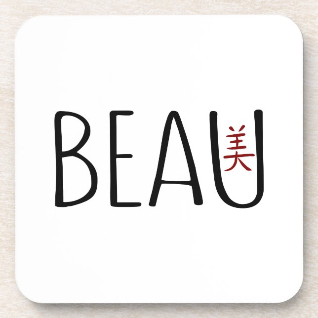 Posavasos Beau (Frente)