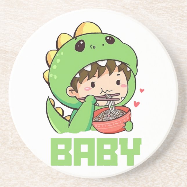 Posavasos bebé godzilla (Frente)