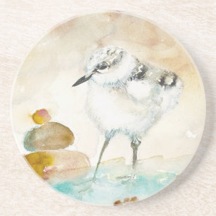 Posavasos Bebé Plover Round Sandstone Coaster