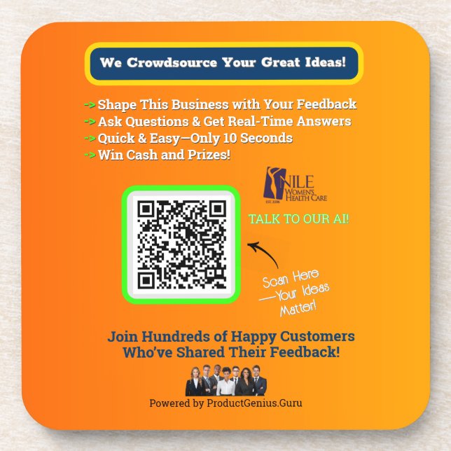 Posavasos Beber aleta (Frente)