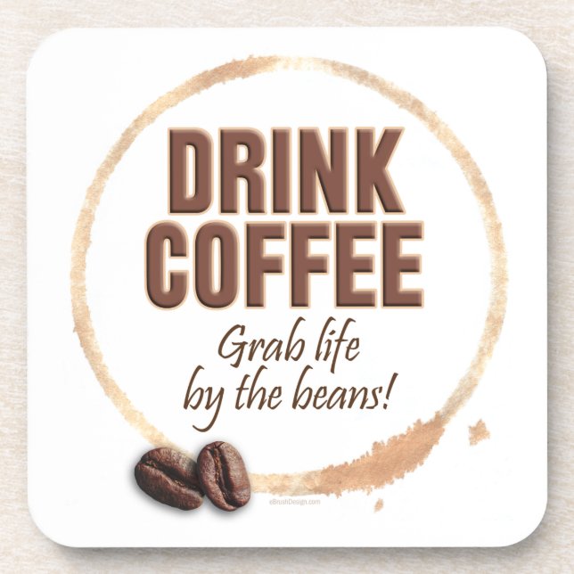 Posavasos Beber café (Frente)