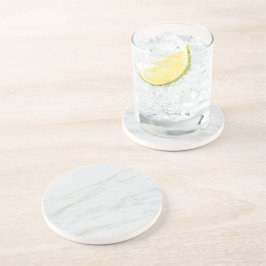 Posavasos Beber natural de piedra de cuarzo gris granito mar