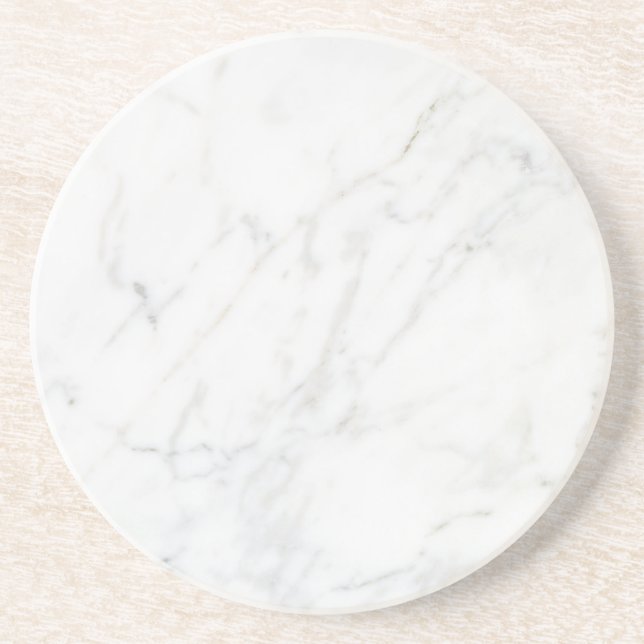 Posavasos Beber natural de piedra de cuarzo gris granito mar (Frente)