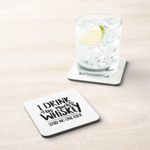 Posavasos Bebí Tanto Whisky Dijo No 1 Cita Graciosa