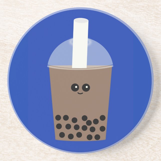 Posavasos Bebida Boba #1 escayola (Frente)