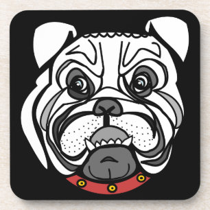Posavasos Bebida de bulldog Coca de la montaña rusa mis Masc