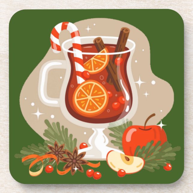 Posavasos Bebida de Navidad  (Frente)