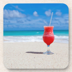 Posavasos Bebida en la playa