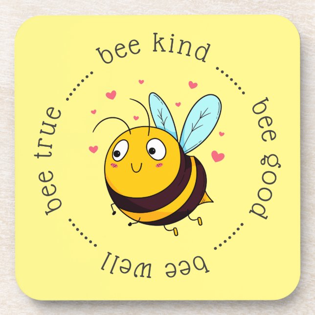 Posavasos Bee Attitudes Bebidas (Frente)