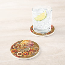 Bee-autiful Coaster | Diseño Honeycomb y floral
