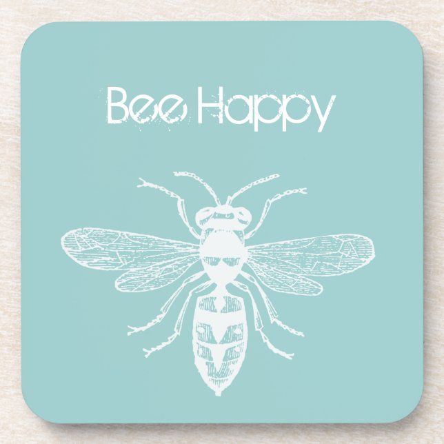 Posavasos Bee Happy (Frente)