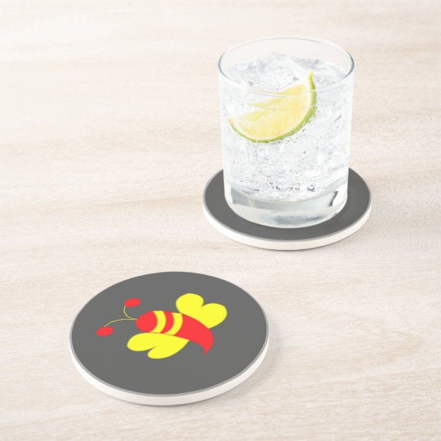 Posavasos Bee Honey Bee Bumble Bee (Lado)