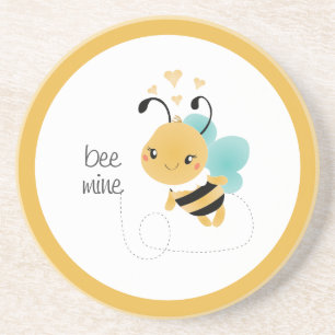 Posavasos Bee Mine Bumblebee Amarillo Negro