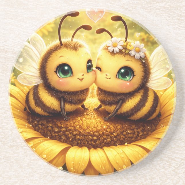Posavasos BEE Mine Sunflower (Frente)
