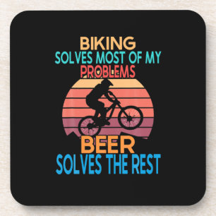 Posavasos Beer And Biking Birthday
