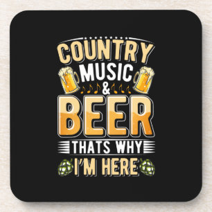 Posavasos Beer Beer Drinker Country Music Beer Cumpleaños