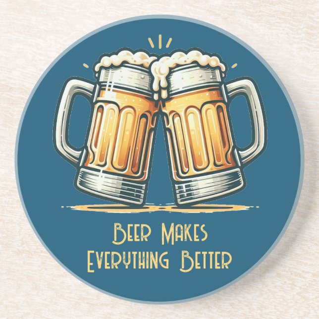 Posavasos Beer Makes Everything Better (Frente)