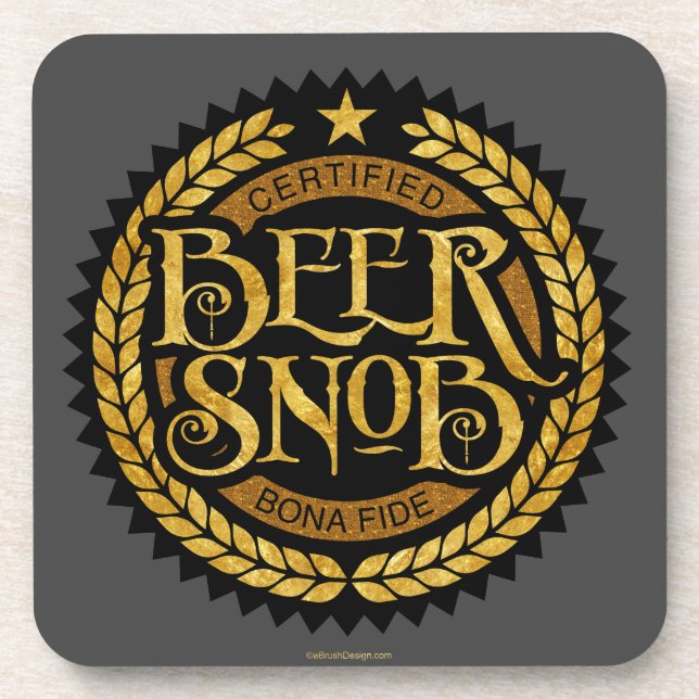 Posavasos Beer Snob (Frente)
