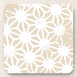 Posavasos Beige geometric pattern