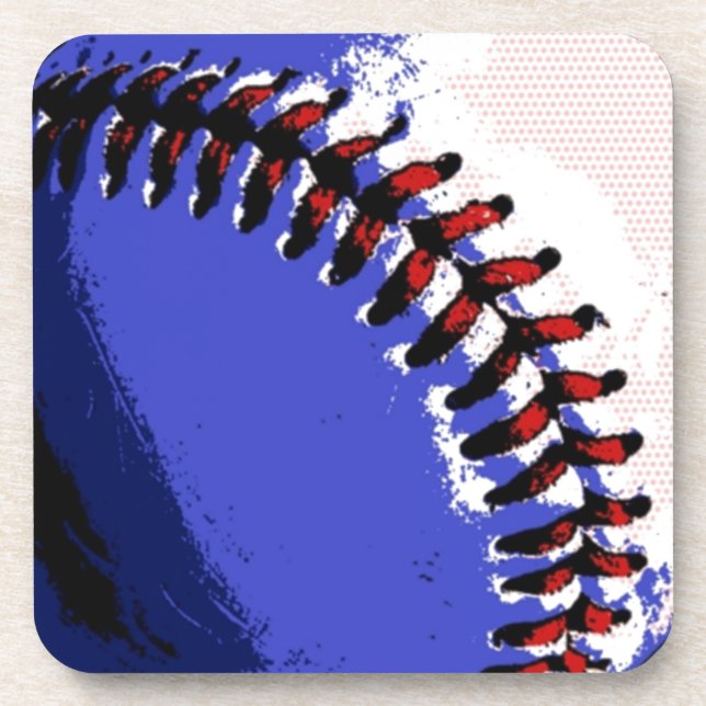 Posavasos Béisbol de arte pop (Frente)