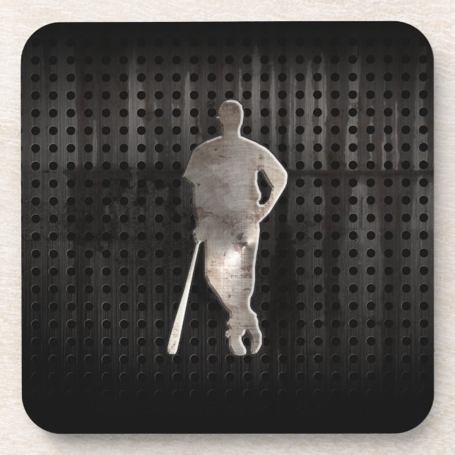 Posavasos Béisbol rugoso (Frente)