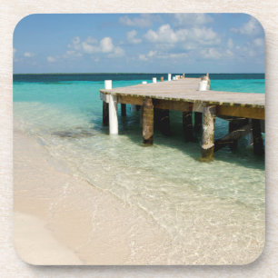 Posavasos Belice, Mar Caribe, Cayo Goff. Una pequeña isla