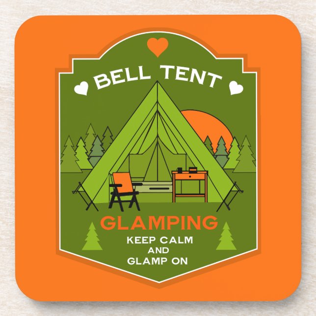 Posavasos Bell Tent Glaming (Frente)