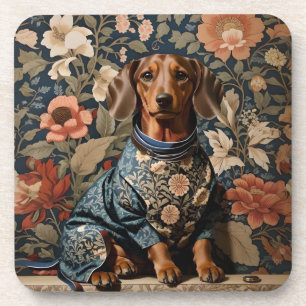 Posavasos Bella Dachshund Brown   Retrato de Dachshund