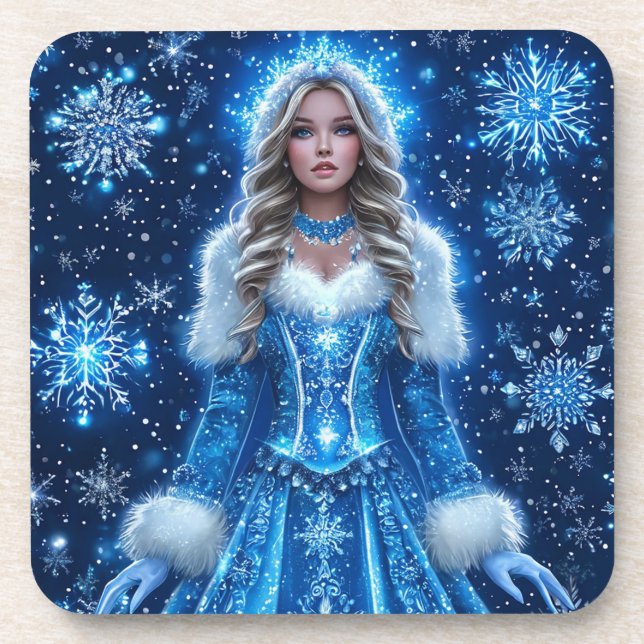 Posavasos Bella Doncella de Nieve (Frente)